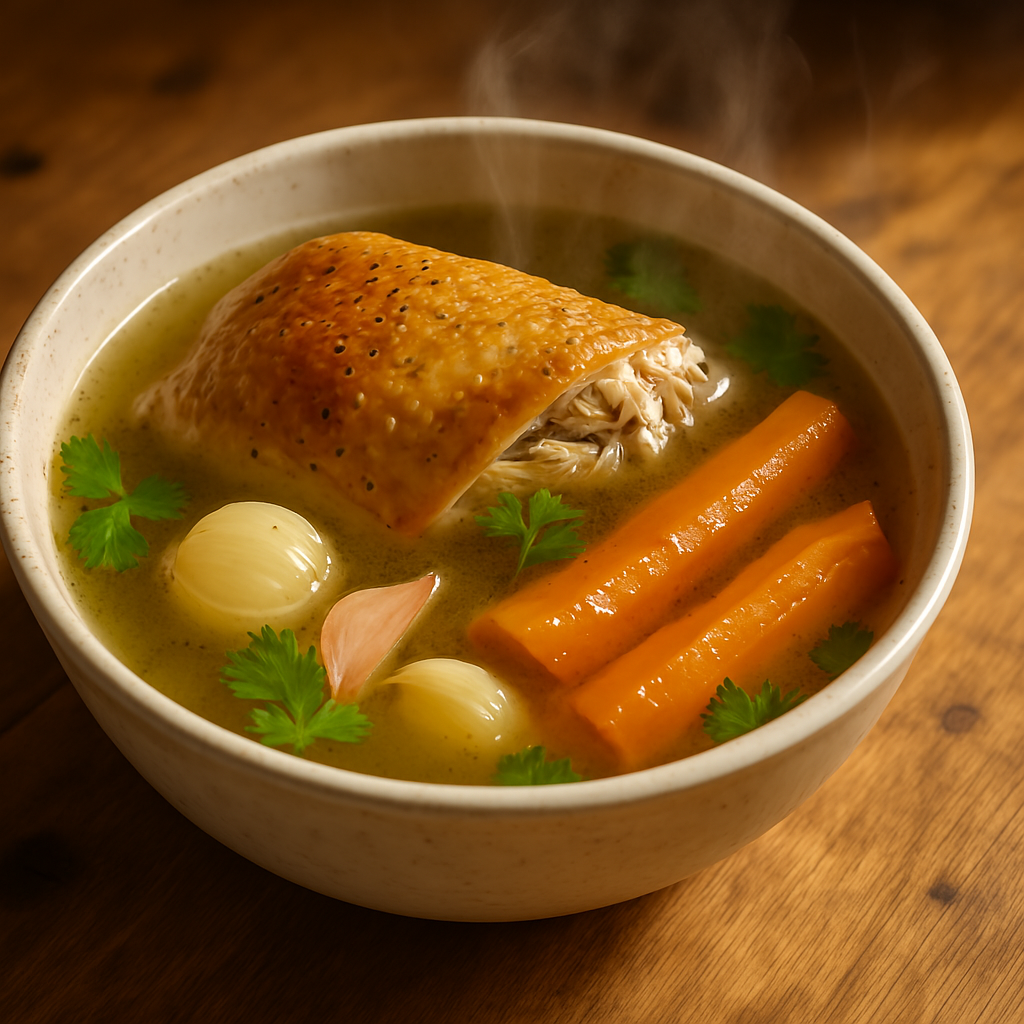 ترکیب ادویه سوپ مرغ خانگی اسپایفل در کاسه لعابی